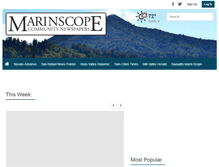 Tablet Screenshot of marinscope.com